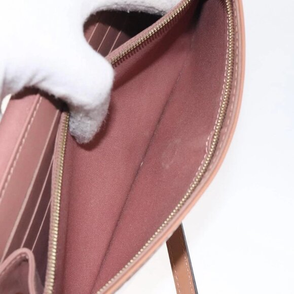 LOUIS VUITTON Vernis Rossmore MM Shoulder Bag Rose Velours - Picture 13 of 16